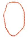 Izabel Display Verzierte Tennis Halskette In Orange