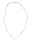 Izabel Display Tennis Halskette Mit Krappenfassung In Silver