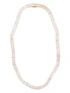 Izabel Display Tennis Square Necklace In White