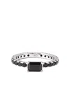 Izabel Display Ultra Slim Ring In Silver