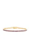 Izabel Display Zirconia-embellished Tennis Bracelet In Purple