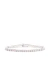 Izabel Display Zirconia-embellished Tennis Bracelet In White