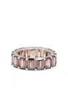 Izabel Display Zirconia-embellishment Ring In Brown