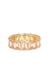 Izabel Display Zirconia-embellishment Ring In Brown