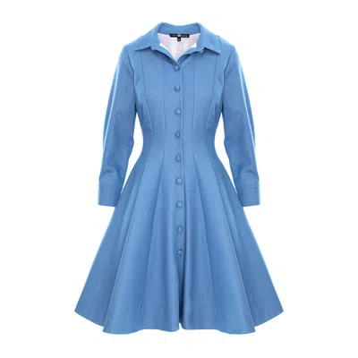 Izabela Mandoiu Women's Blue Mini Denim Dress