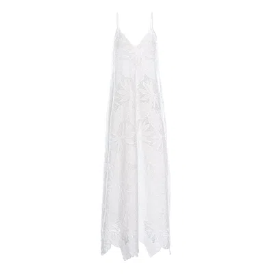Izabela Mandoiu Women's Lightweight White Lace Dress