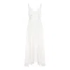 Izabela Mandoiu Women's Long Dress In White Lace In White