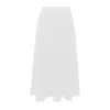 Izabela Mandoiu Women's White Sunray Pleated Midi Skirt In White