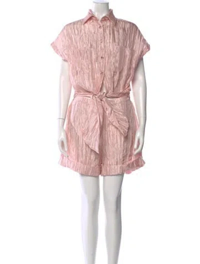 Pre-owned Izayla Romper In Pink