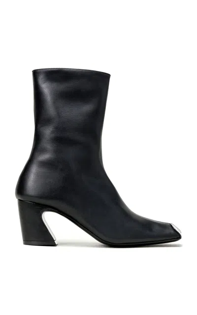 Izie Limited Highbury Leather Boots In Black