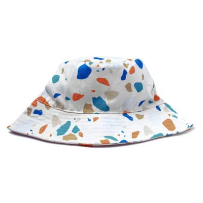 Izimini Kids'  Cotton Sun Protection Bucket Hat In Charlie
