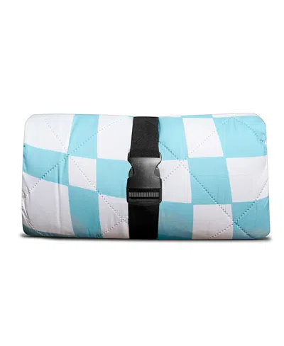 Izimini Harper Picnic Rug, 59l X 79w In Blue Checkered