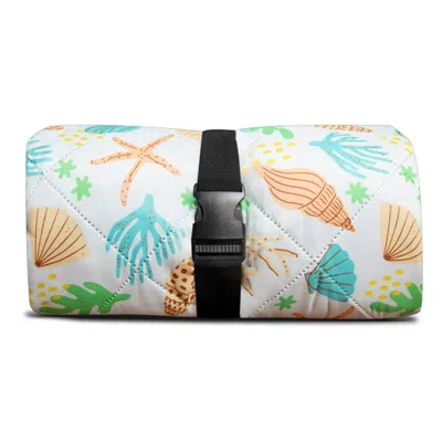 Izimini Water-resistant Foldable Picnic Rug In Sailor