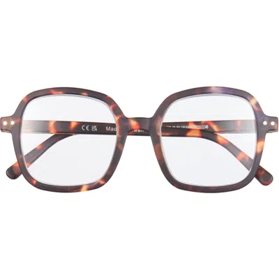 Izipizi 47mm Square Reading Glasses In Brown