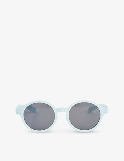 Izipizi Boys Sweet Blue Kids' #d Round-frame Semi-transparent Acetate Sunglasses