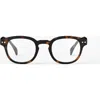 Izipizi #c 49mm Square Reading Glasses In Brown