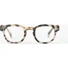 Izipizi #c 49mm Square Reading Glasses In Brown