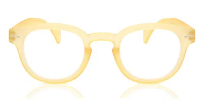 Izipizi C Letmesee Yellow Honey Men's Glasses Yellow Size +2.00 - Free Lenses - Blue Light Block Available