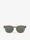 Izipizi Womens #c Square-framed Havane Sunglasses In Havane