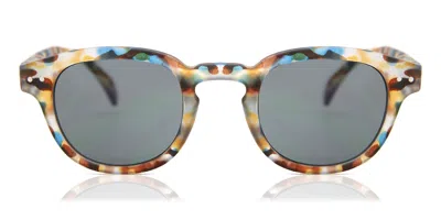 Izipizi C Sun Letmesee Blu Tartarugati Soft Grigi Slmscc18 Occhiali Da Sole Tartarugatishell Per Uomo