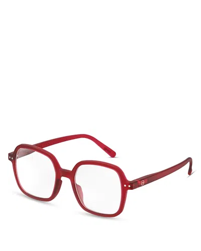 Izipizi Cherry Square Reading Glasses, 49mm In Pink