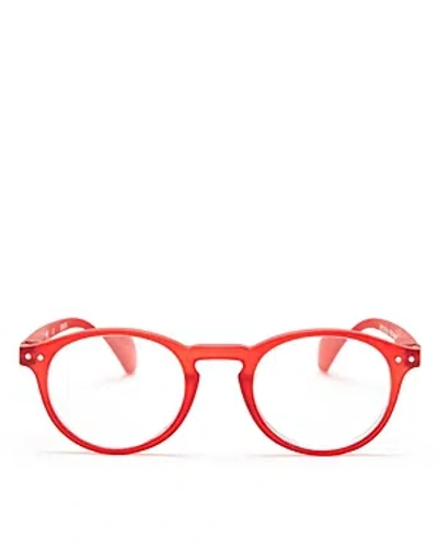 Izipizi Collection A Round Readers, 40mm In Red