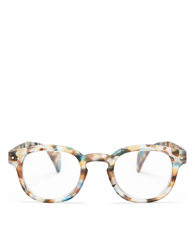 Izipizi Collection C Square Readers, 45mm In Multi Blue Tortoise