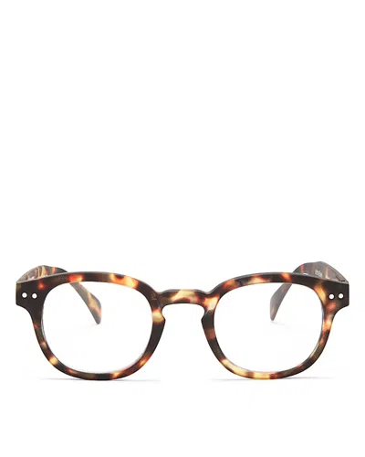 Izipizi Collection B Square Readers, 40mm In Multi Tortoise