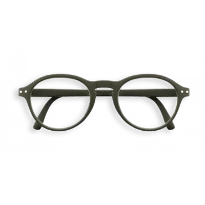 Izipizi Khaki Foldable Frame Style F Reading Glasses In Neutrals
