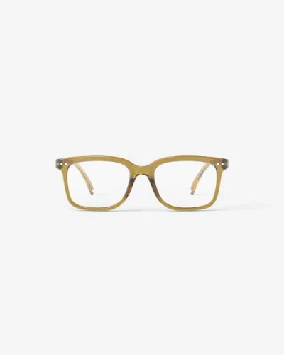 Izipizi #l 54mm Rectangular Reading Glasses In Green