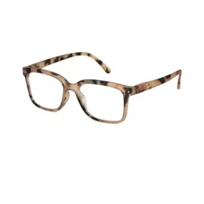 Izipizi Light Tortoise Style L Reading Glasses In Brown