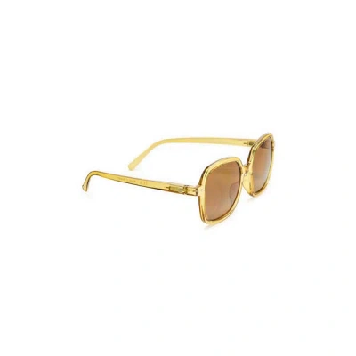 Izipizi Lunettes De Soleil Transparente In Gold
