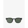 Izipizi Mens Black #c Square-framed Polarised Sunglasses