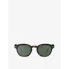 Izipizi Mens Tortoise #c Square-framed Polarised Sunglasses
