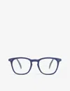 Izipizi Mens #e Reading Square-frame Glasses +1.5