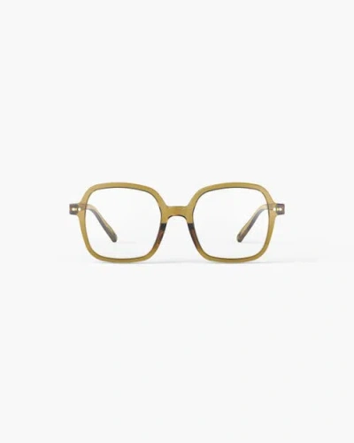 Izipizi Office 52mm Square Reading Glasses In Green