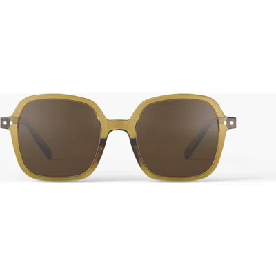 Izipizi Office 52mm Square Sunglasses In Gold
