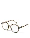 Izipizi #office Square Reading Glasses, 52mm In Light Tortoise