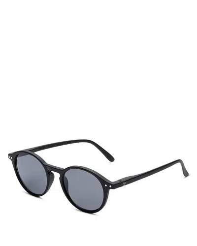 Izipizi Round Reading #d Sunglasses, 48mm In Black