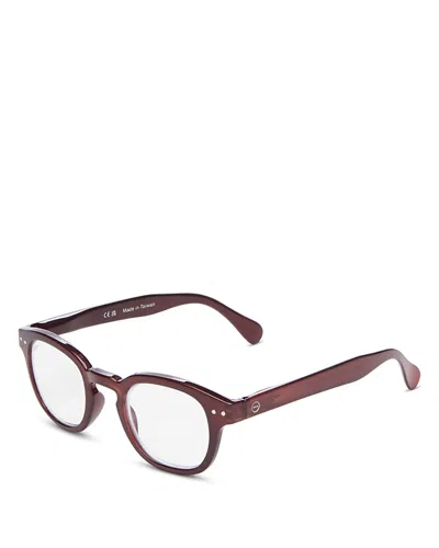 Izipizi Round Reading Glasses, 47mm In Brown