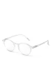 Izipizi Round Reading Glasses, 48mm In Transparent