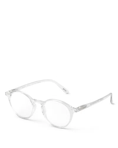 Izipizi Round Reading Glasses, 48mm In Transparent