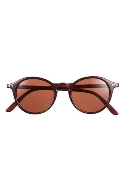 Izipizi Round Sunglasses In Brown