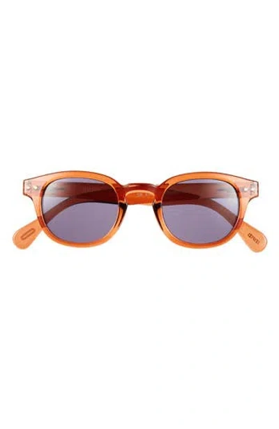 Izipizi Round Sunglasses In Brown