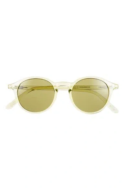 Izipizi Round Sunglasses In Metallic