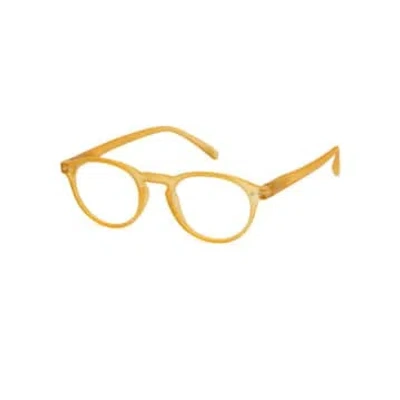 Izipizi Shape A Yellow Honey Reading Glasses