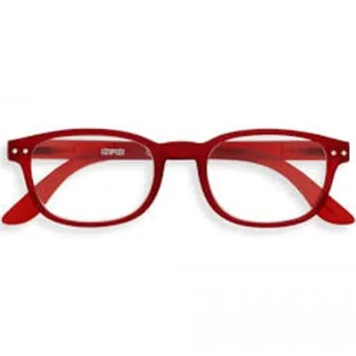 Izipizi Shape B Red Crystal Reading Glasses