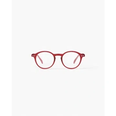 Izipizi Shape D Red Reading Glasses