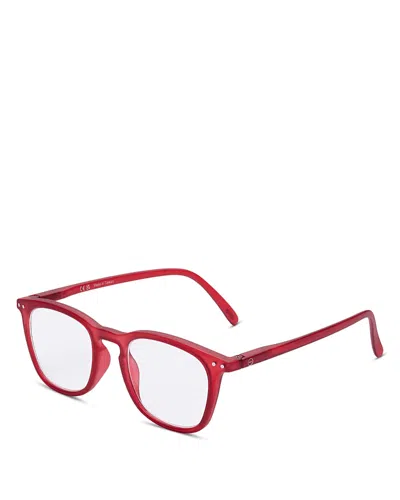 Izipizi Square Reading #e Eyeglasses, 49mm In Red