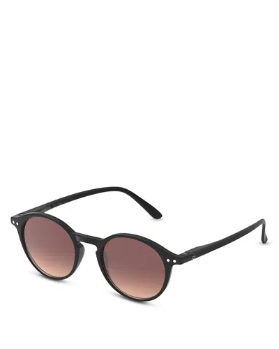 Izipizi Sun D Black Road Sunglasses, 48mm